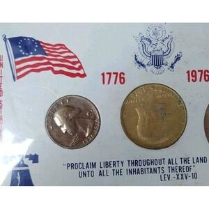 1776 - 1976 Quarter and Half Dollar Coins